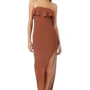 New with tags Strapless high low maxi Dress size S